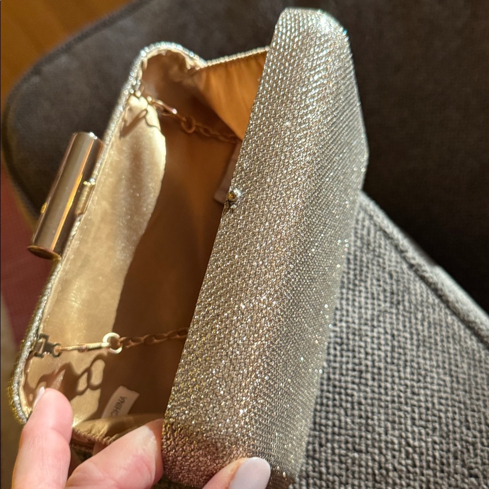 Sparkling Gold Evening Clutch - Picture 2 of 10